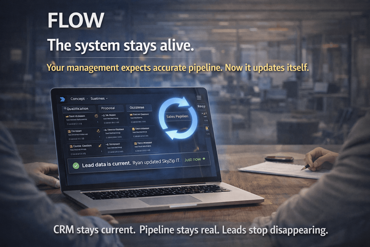 FLOW - The system stays alive.